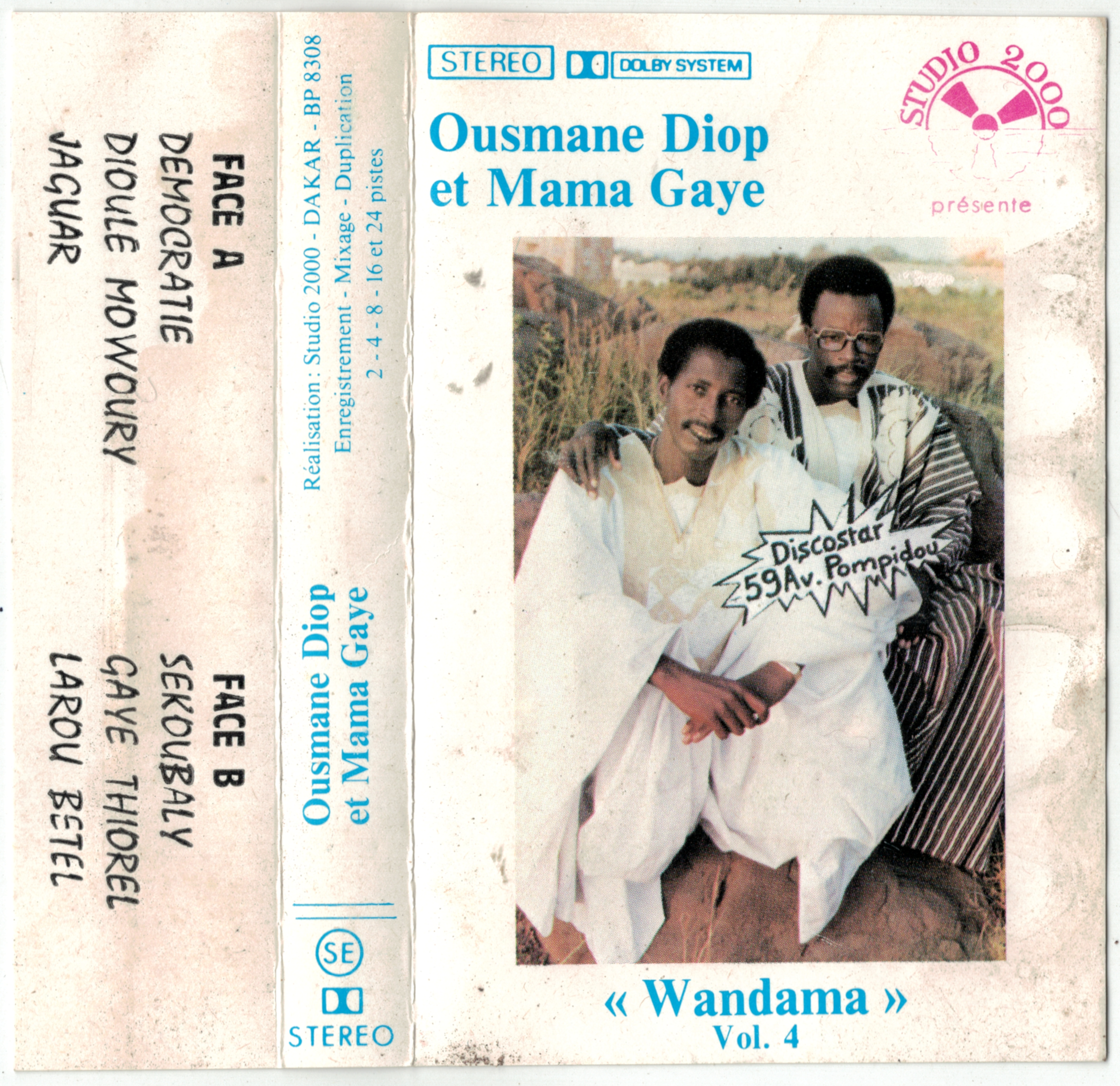 Copertina: Ousmane Diop et Mama Gaye, «Wandama» Vol. 4