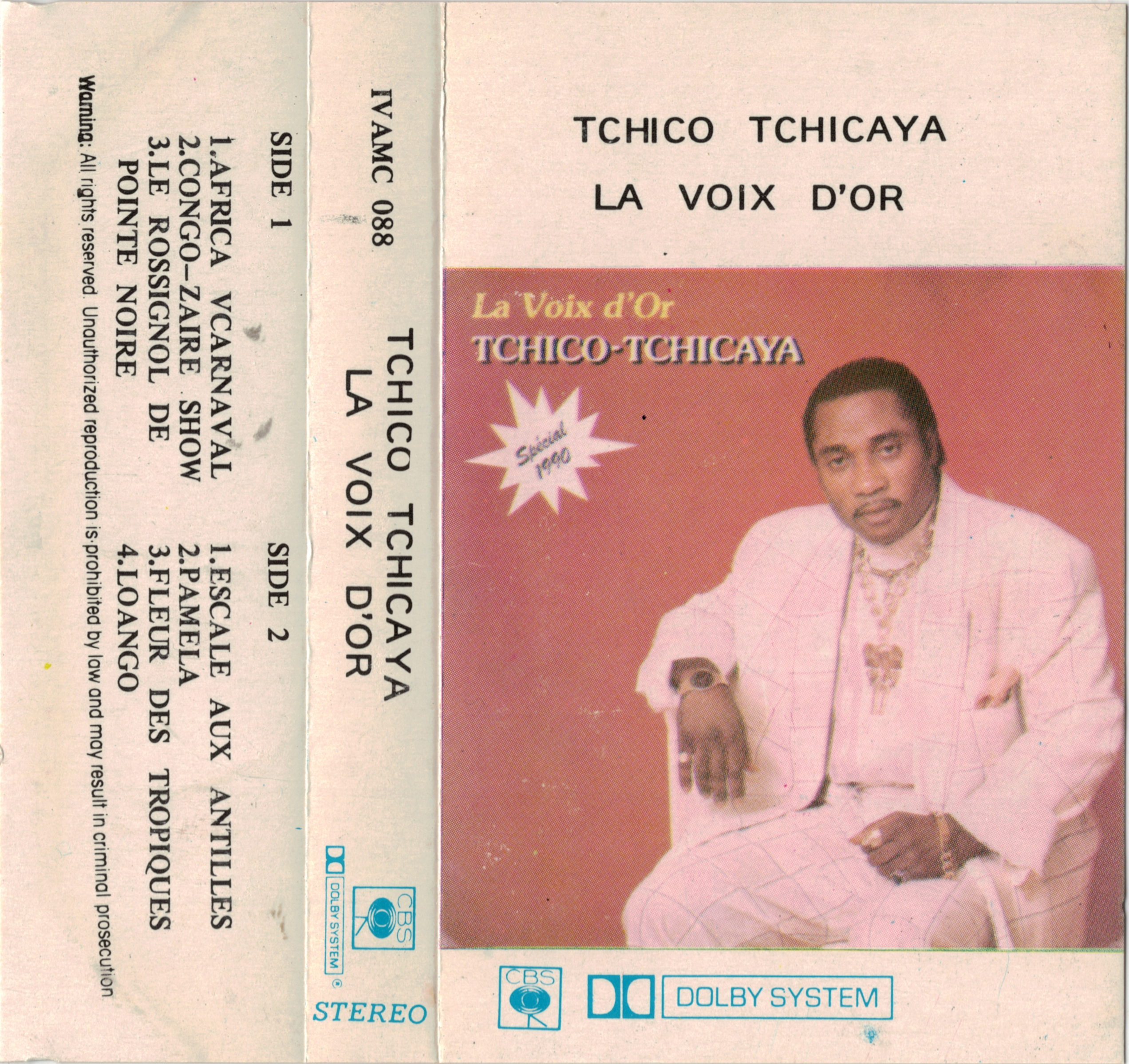 Copertina: Tchico Tchicaya, La Voix d’Or